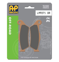 Plaquettes de frein AP RACING frittées avant pour KTM, HUSQVARNA, TM RACING, GAS GAS, SHERCO, YAMAHA et KAWASAKI de 1993 à 2027
