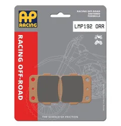 Pastillas de freno AP RACING sinterizadas Racing traseras para KAWASAKI, YAMAHA, HONDA y SUZUKI de 1987 a 2021