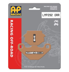 Plaquettes de frein AP RACING frittées Racing arrière pour HUSQVARNA, KTM et CAGIVA de 1987 à 1995