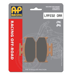 AP RACING Racing Sinter Bremsbeläge hinten für YAMAHA YZ 125, YZ 250, KAWASAKI KX 250 und SUZUKI RM 125, RM 250 1989-1995