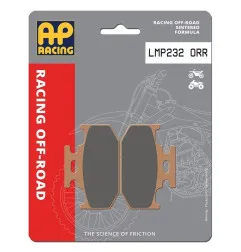 AP RACING Racing sintered Rear Brake Pads for YAMAHA YZ 125, YZ 250, KAWASAKI KX 250 and SUZUKI RM 125, RM 250 1989-1995