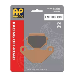 Plaquettes de frein AP RACING frittées Racing arrière pour KAWASAKI KX 125, KX 250, KX 500 1986