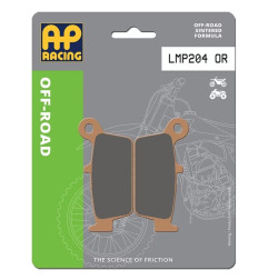 Plaquettes de frein AP RACING frittées arrière pour HONDA, GAS GAS, KAWASAKI, TM RACING, YAMAHA et SUZUKI de 1987 à 2016