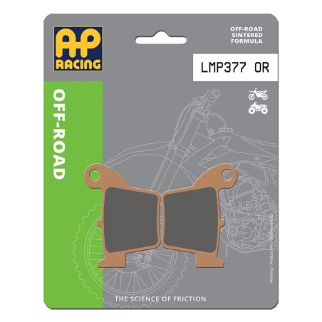 AP RACING sintered Rear Brake Pads for HONDA CR 125, CR 250, CRF 150, CRF 250, CRF 450 and TM RACING MX 85 2002-2026