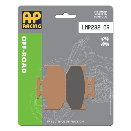 AP RACING sintered Rear Brake Pads for YAMAHA, KAWASAKI and SUZUKI 1989-2003