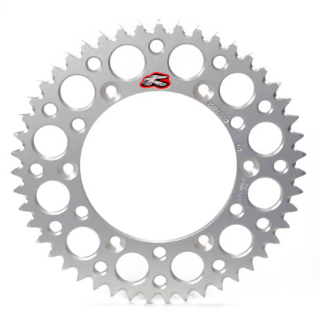 RENTHAL Ultralight Aluminium Rear Sprocket (silver) 54 Teeth for HONDA CR, CRF, XR and BETA RR 1984-2026