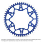 MOTO-MASTER 7075 Aluminium-Kettenrad (blau) für YAMAHA, HONDA und FANTIC 1974-2026