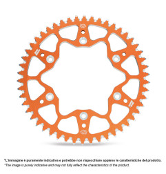 MOTO-MASTER 7075 Aluminium-Kettenrad (orange) für KTM SX 60, SX 65, HUSQVARNA TC 65 und GAS GAS MC 65 1998-2024