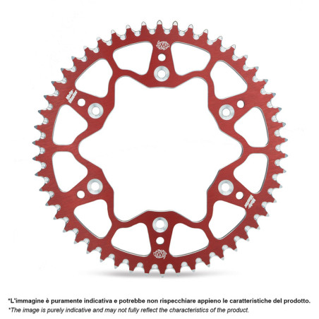 MOTO-MASTER 7075 Aluminium Rear Sprocket (red) for SUZUKI and KAWASAKI 1980-2027
