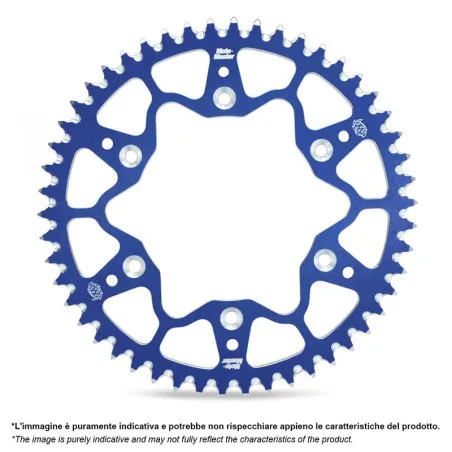 MOTO-MASTER 7075 Aluminium Rear Sprocket (blue) for YAMAHA YZ 65 2018-2026