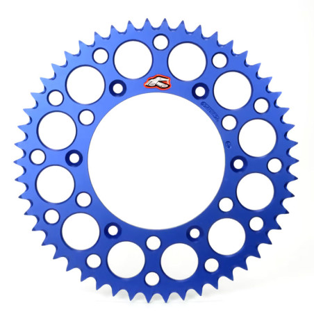 Couronne aluminium RENTHAL Ultralight (bleue) pour KTM, HUSQVARNA, GAS GAS et HUSABERG de 1993 à 2027