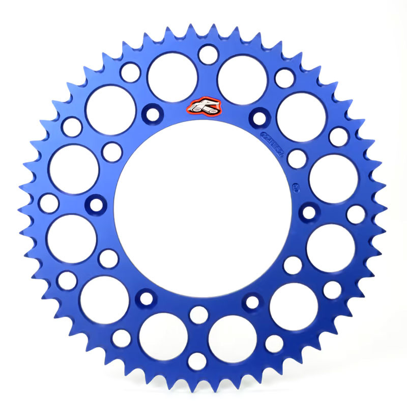 RENTHAL Ultralight Aluminium-Kettenrad (blau) für YAMAHA, HONDA und FANTIC 1974-2026