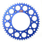 RENTHAL Ultralight Aluminium Rear Sprocket (blue) for YAMAHA, HONDA and FANTIC 1974-2026
