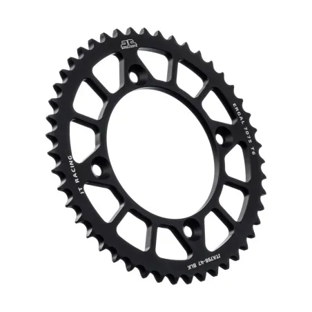 JT SPROCKETS 7075 Aluminium Rear Sprocket (black) for SUZUKI RM 80, 85, KAWASAKI KX 80, 85 and YAMAHA YZ 80, 85 1982-2026