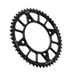JT SPROCKETS 7075 Aluminium-Kettenrad (schwarz) für SUZUKI RM 80, RM 85, KAWASAKI KX 80, KX 85 und YAMAHA YZ 80, YZ 85 1982-2026