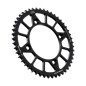 Couronne aluminium JT SPROCKETS 7075 (noire) pour SUZUKI RM 80, 85, KAWASAKI KX 80, 85 et YAMAHA YZ 80, 85 de 1982 à 2026