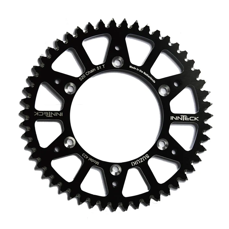 INNTECK Aluminium Rear Sprocket 44 Teeth for KTM SX 85, SX 105, XC 105, HUSQVARNA TC 85 and GAS GAS MC 85 2003-2027