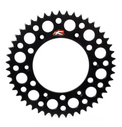 RENTHAL Ultralight Aluminium Rear Sprocket (black) for KTM, HUSQVARNA, GAS GAS and HUSABERG 1991-2027