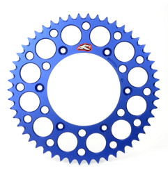 Corona de aluminio RENTHAL Ultralight (azul) 50 dientes para KTM SX, XC 85, 105, HUSQVARNA TC 85 y GAS GAS MC 85 de 2003 a 2027