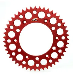 RENTHAL Ultralight Aluminium-Kettenrad (rot) für HONDA CR, CRF, XR und BETA RR 1984-2026