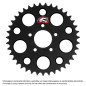 RENTHAL Aluminium-Kettenrad (schwarz) 36 Zähne für HUSQVARNA TC 50, KTM SX 50 und GAS GAS MC 50 2014-2026