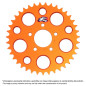 Corona de aluminio RENTHAL (naranja) 36 dientes para HUSQVARNA TC 50, KTM SX 50 y GAS GAS MC 50 de 2014 a 2026 Corona de aluminio RENTHAL (naranja) 36 dientes para HUSQVARNA TC 50, KTM SX 50 y GAS GAS MC 50 de 2014 a 2026