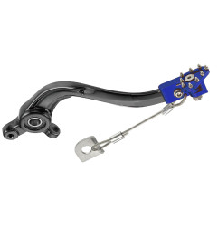 Pédale de frein arrière INNTECK - noir/bleu réf. RBP-14B pour HUSQVARNA TC 65 et GAS GAS MC 65 de 2017 à 2027