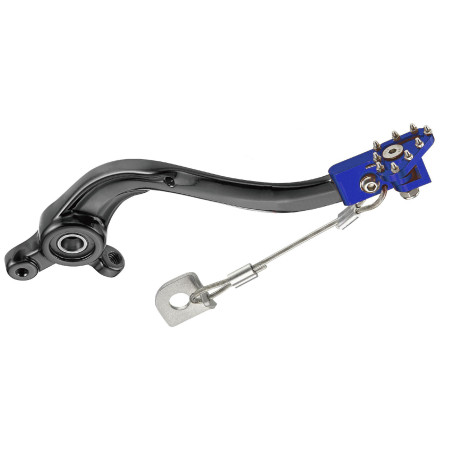 Pedal de freno trasero INNTECK - negro/azul para GAS GAS MC 85, HUSQVARNA TC 85 y KTM SX 85 de 2018 a 2026