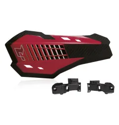 RACETECH HP2 Handprotektoren mit BREMBO-Befestigung - rot für KTM, HUSQVARNA, TM RACING, HUSABERG, SHERCO, GAS GAS und KAWASAKI