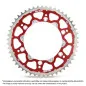 MOTO-MASTER Fusion Dual-Material Steel/Aluminium Rear Sprocket (red) for SUZUKI, KAWASAKI and YAMAHA 1982-2026