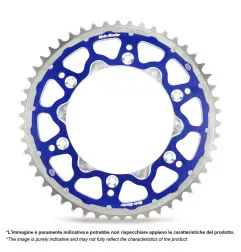 Corona bimaterial acero/aluminio MOTO-MASTER Fusion (azul) para KTM, HUSQVARNA, GAS GAS y HUSABERG de 1993 a 2027
