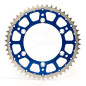 INNTECK Fusion Dual-Material Steel/Aluminium Rear Sprocket (blue) for YAMAHA and FANTIC 1998-2027