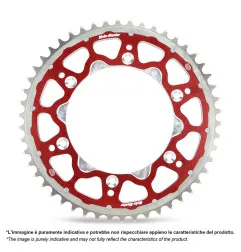 Corona bimaterial acero/aluminio MOTO-MASTER Fusion (roja) para KTM, HUSQVARNA, GAS GAS y HUSABERG de 1993 a 2027