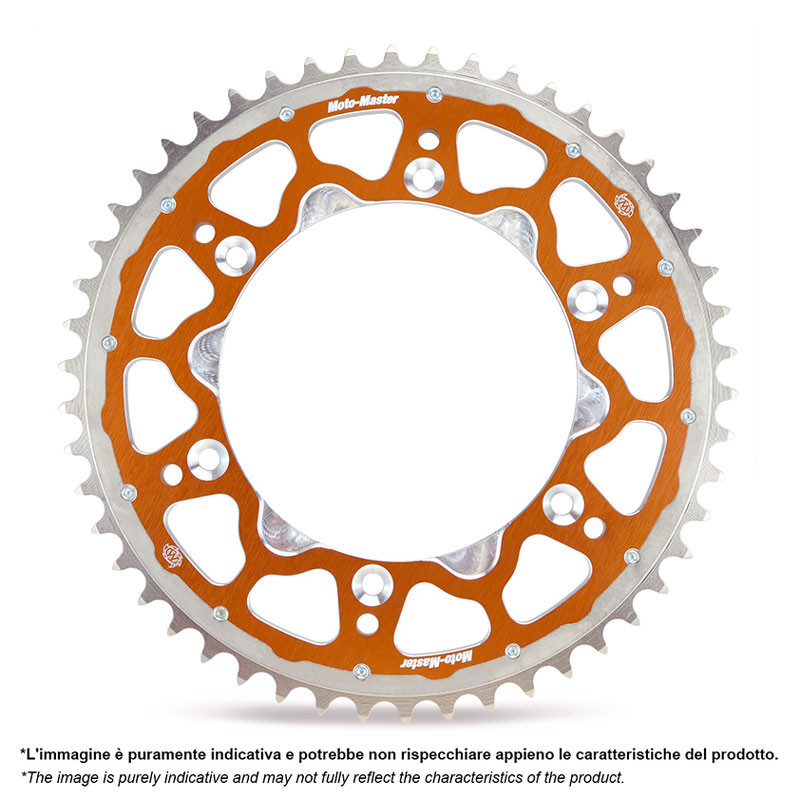 MOTO-MASTER Fusion Dual-Material Steel/Aluminium Rear Sprocket (orange) for KTM, HUSQVARNA, GAS GAS and HUSABERG 1993-2027 MOTO-MASTER Fusion Dual-Material Steel/Aluminium Rear Sprocket (orange) for KTM, HUSQVARNA, GAS GAS and HUSABERG 1993-2027