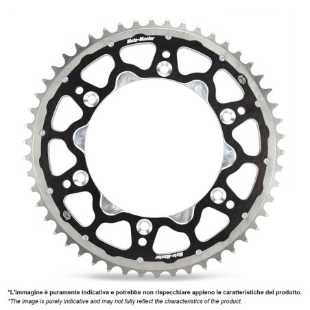 MOTO-MASTER Fusion Zweikomponenten-Kettenrad Stahl/Aluminium (schwarz) für KAWASAKI und SUZUKI 1982-2026