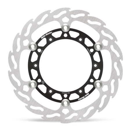 MOTO-MASTER Flame floating Front Brake Disc Ø260 mm MX version for YAMAHA, SUZUKI, FANTIC and KAWASAKI 1996-2026