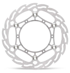 MOTO-MASTER Flame floating Front Brake Disc Ø260 mm enduro version for YAMAHA, SUZUKI, FANTIC and KAWASAKI 1996-2026