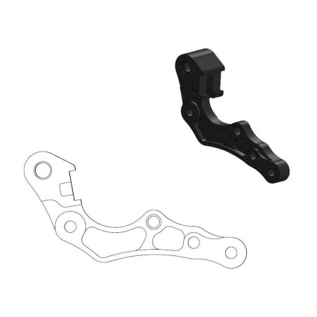 MOTO-MASTER Bremssattel-Adapter für Oversize-Scheibe Ø270 mm für GAS GAS und HUSQVARNA 2021-2026