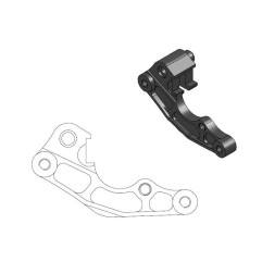 MOTO-MASTER Oversize Disc Caliper Relocation Bracket Ø260 mm for SUZUKI, KAWASAKI and YAMAHA 1996-2027