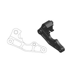 Soporte de pinza para disco oversize MOTO-MASTER Ø270 mm para YAMAHA WR, WRF, YZ, YZF 125, 250, 400, 426, 450 de 1994 a 2015