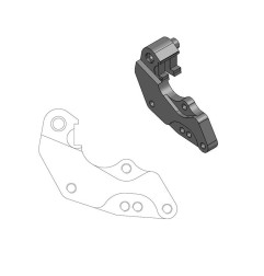 MOTO-MASTER Rally Oversize Disc Caliper Relocation Bracket Ø298 mm for YAMAHA and FANTIC 2007-2026