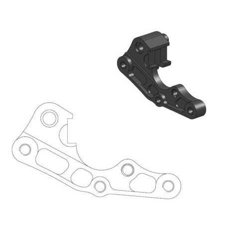 MOTO-MASTER Oversize Disc Caliper Relocation Bracket Ø270 mm for BETA RR, RX, XTRAINER 2005-2026