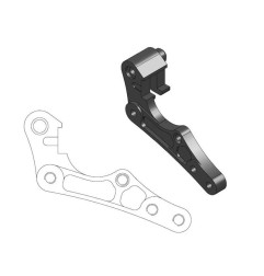 Soporte de pinza para disco oversize MOTO-MASTER Ø270 mm para SHERCO SE, SEF 125, 250, 300, 450, 500 de 2014 a 2026