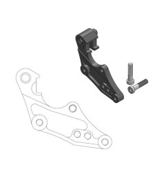 MOTO-MASTER Rally Oversize Disc Caliper Relocation Bracket Ø298 mm for HONDA CR 125, CR 250, CRF 450 2004-2014