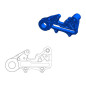 Soporte de pinza para disco oversize MOTO-MASTER Ø220 mm eje Ø22 mm trasero - azul para KTM, HUSQVARNA y GAS GAS de 2023 a 2027