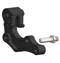 Soporte de pinza para disco oversize MOTO-MASTER Ø280 mm para HONDA CRF 250, CRF 450 de 2019 a 2027