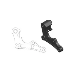 MOTO-MASTER Bremssattel-Adapter für Oversize-Scheibe Ø270 mm für HONDA CR 125, CR 250, CRF 250, CRF 450 2004-2014