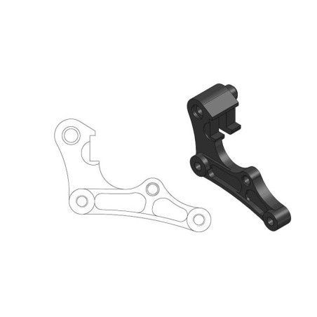 Soporte de pinza para disco oversize MOTO-MASTER Ø270 mm para HONDA CR 125, CR 250, CRF 250, CRF 450 de 2004 a 2014
