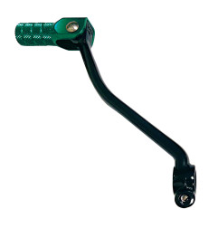 Pedal de cambio INNTECK de aluminio - negro/verde para KAWASAKI KXF 250 de 2009 a 2026