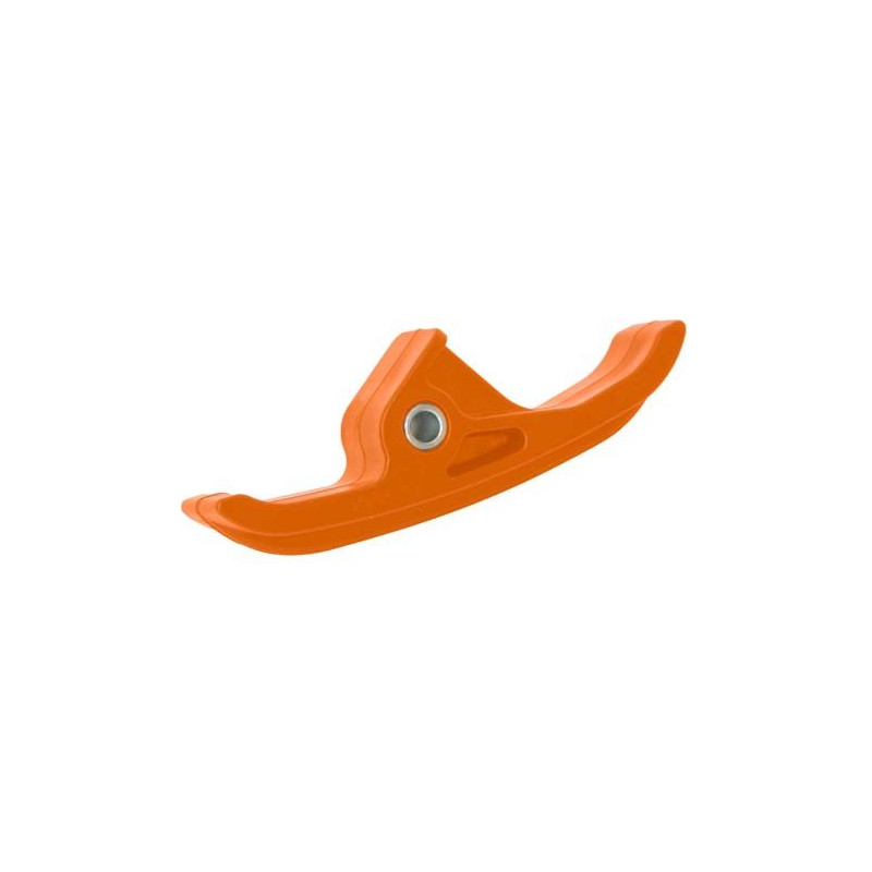 Patín de cadena de basculante RACETECH tipo original - naranja KTM para KTM EXC, EXCF, SX, SXF de 2000 a 2011